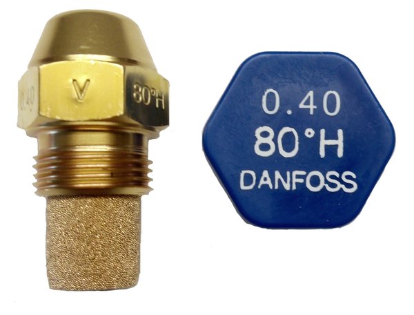 Danfoss Öldüse 0,40 Gph 80° H mit V Kennzeichnung für Viessmann Vitoladens